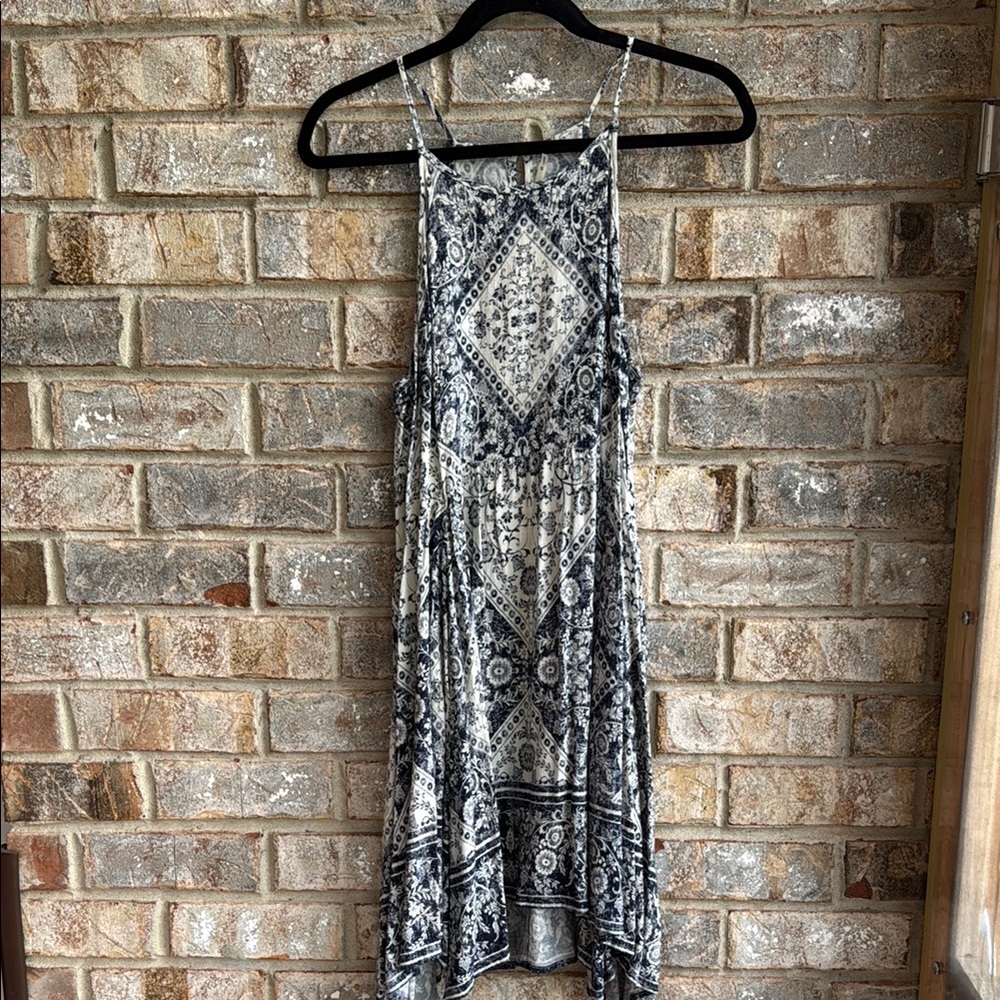 Blu Pepper blue and white Sundress